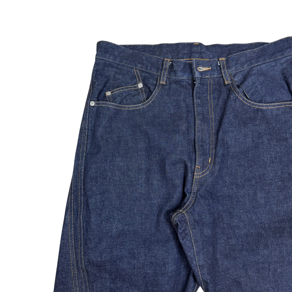 NVRFRGT 3D-Twisted Wide Leg Jeans Indgio (Size 3/L)
