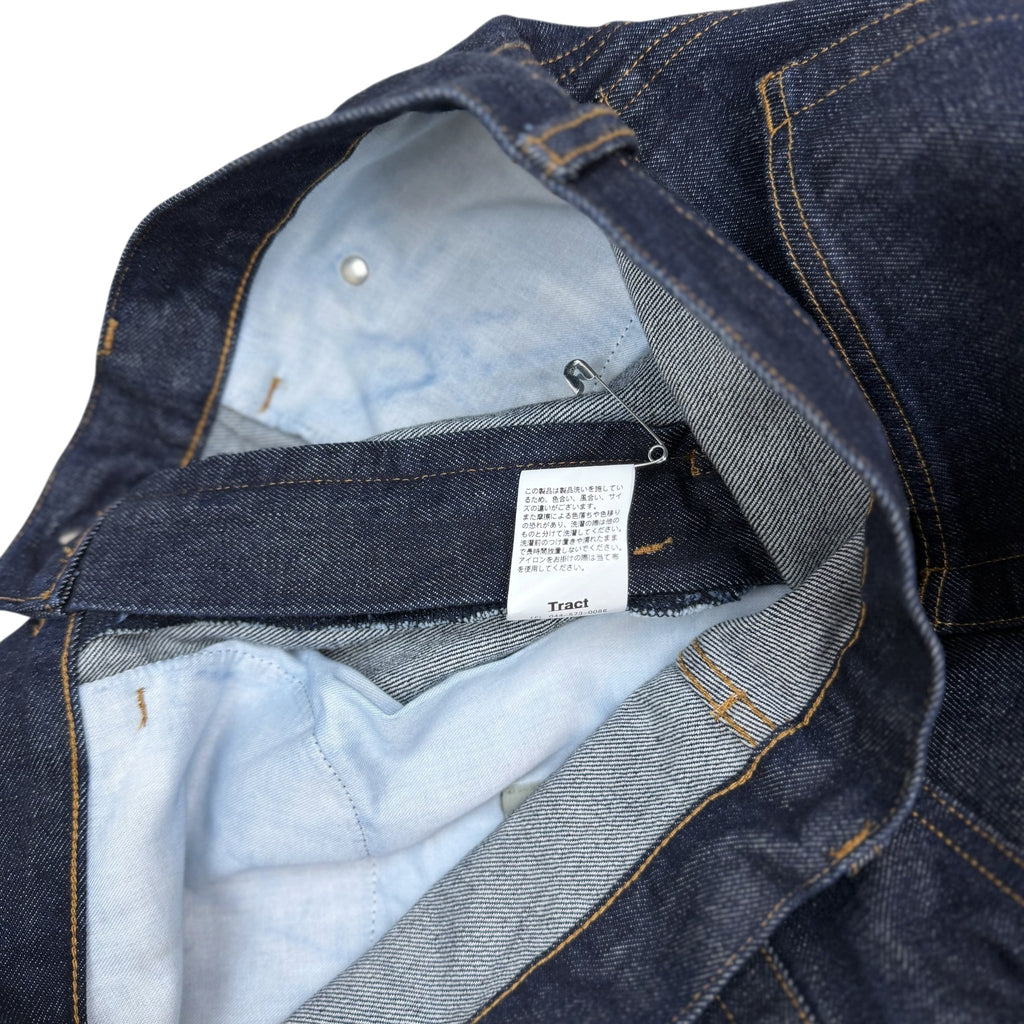 NVRFRGT 3D-Twisted Wide Leg Jeans Indgio (Size 3/L)