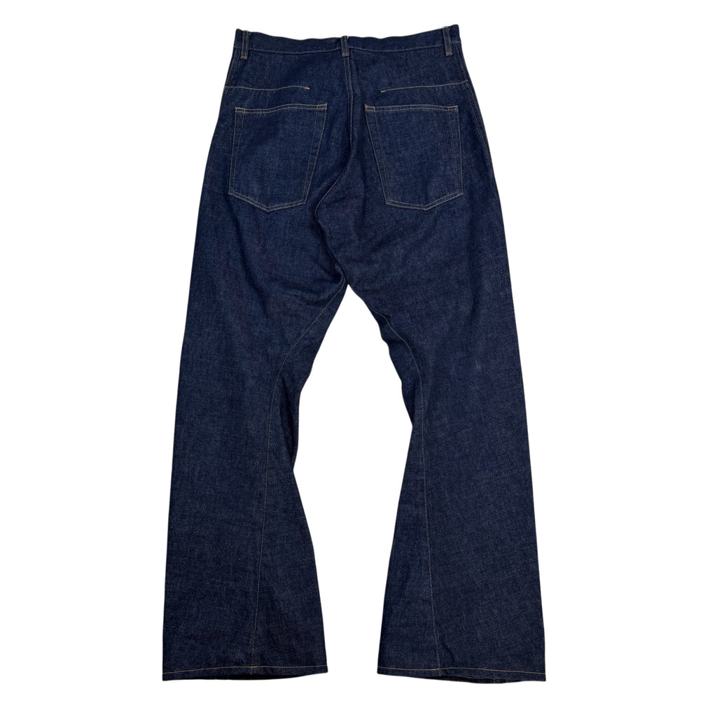 NVRFRGT 3D-Twisted Wide Leg Jeans Indgio (Size 3/L)