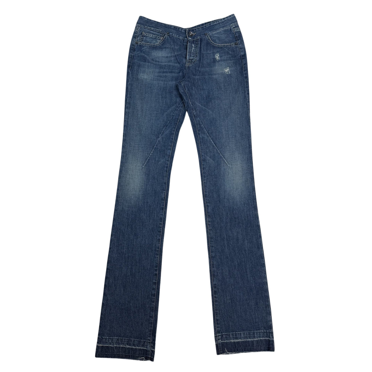 Rick Owens DRKSHDW AW07 ‘Tired Blue’ Washed Jeans (Size 25”)