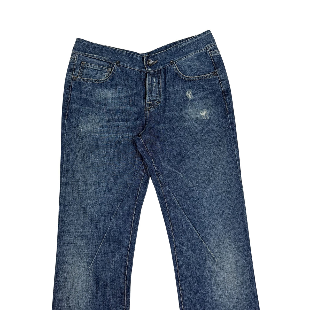 Rick Owens DRKSHDW AW07 ‘Tired Blue’ Washed Jeans (Size 25”)