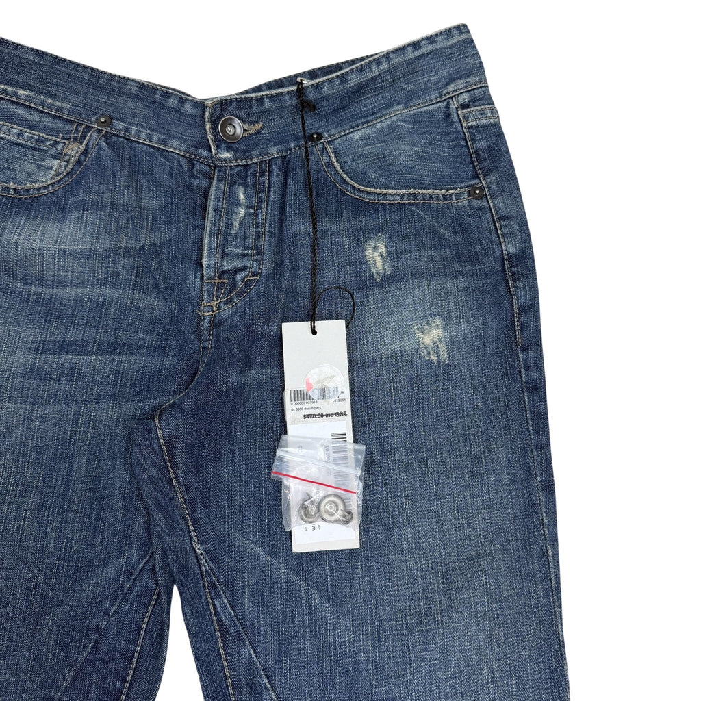 Rick Owens DRKSHDW AW07 ‘Tired Blue’ Washed Jeans (Size 25”)