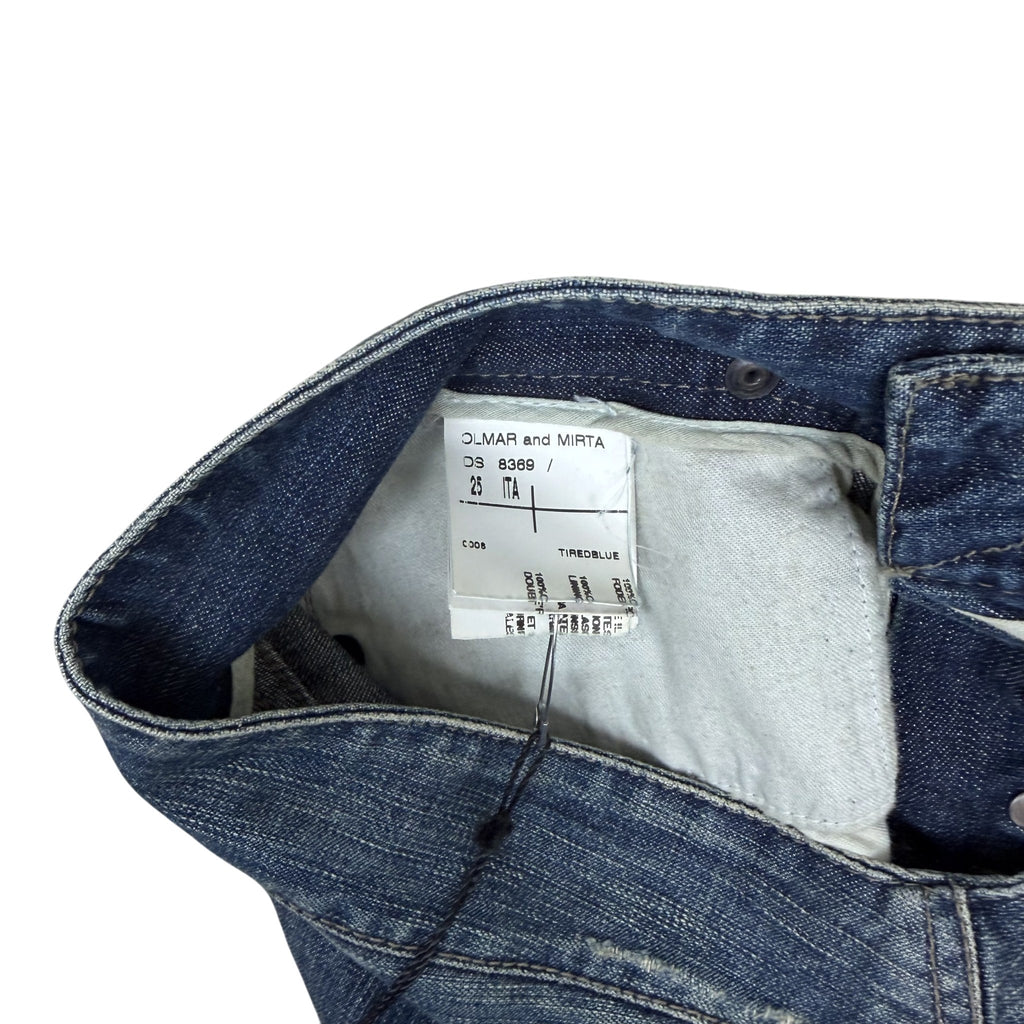 Rick Owens DRKSHDW AW07 ‘Tired Blue’ Washed Jeans (Size 25”)
