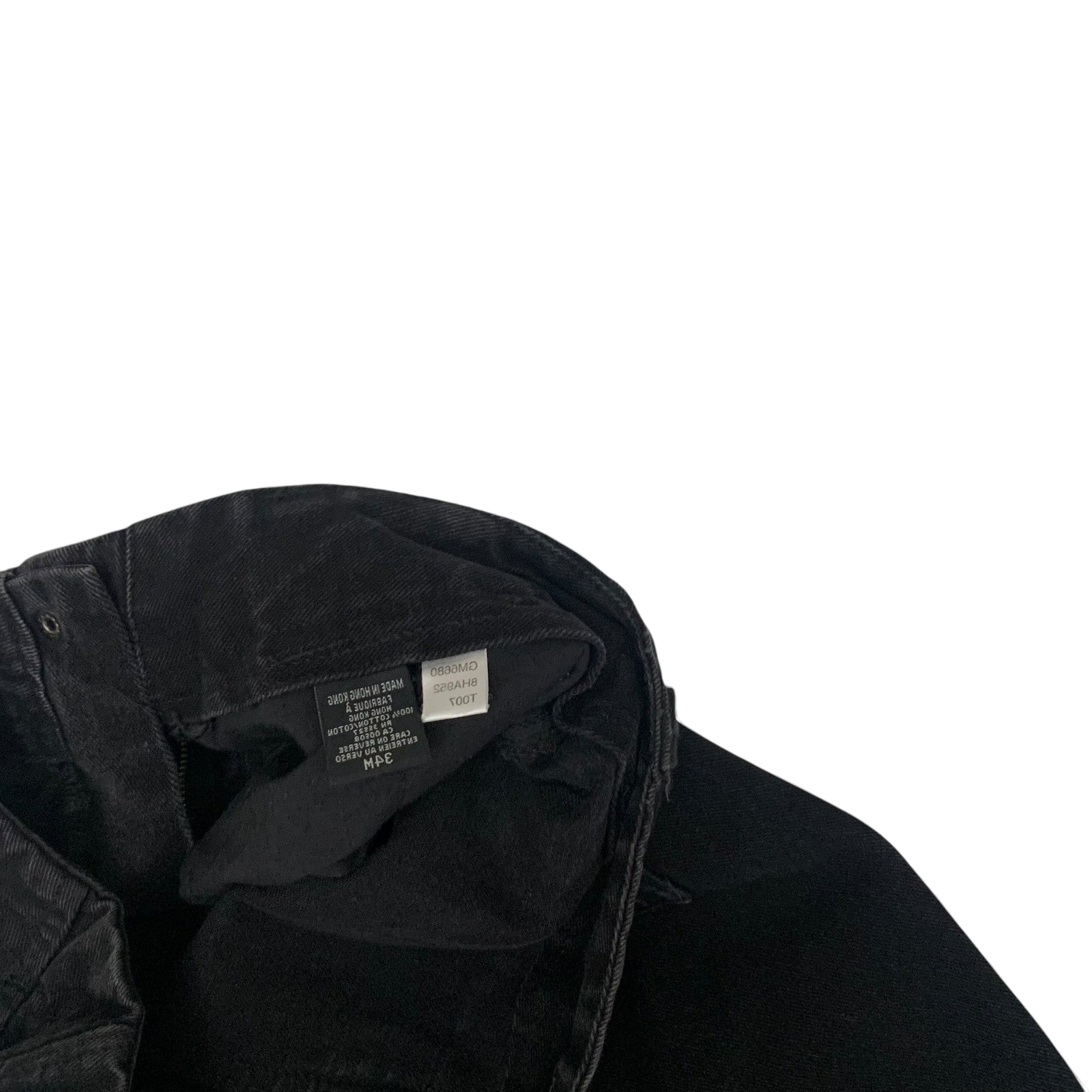 Marithe Francois Girbaud Shuttle Tape Cargo Jeans Black (W34)