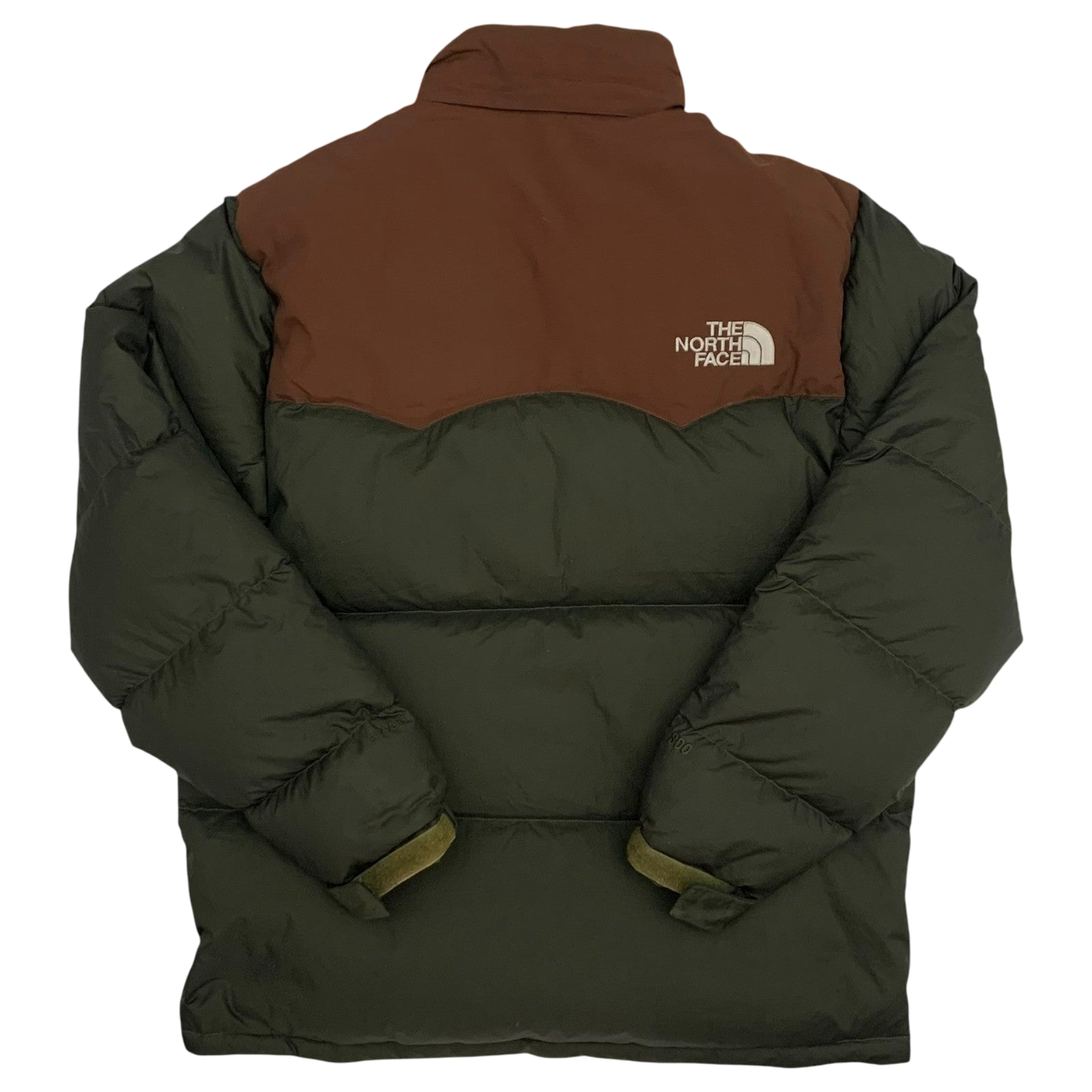 The North Face Nuptse 700 Down Puffer Jacket Khaki/Brown (Size L)