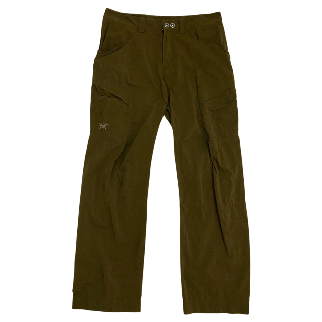 Arc'teryx 2000s Cargo Pants Brown-Green (Size 34”)