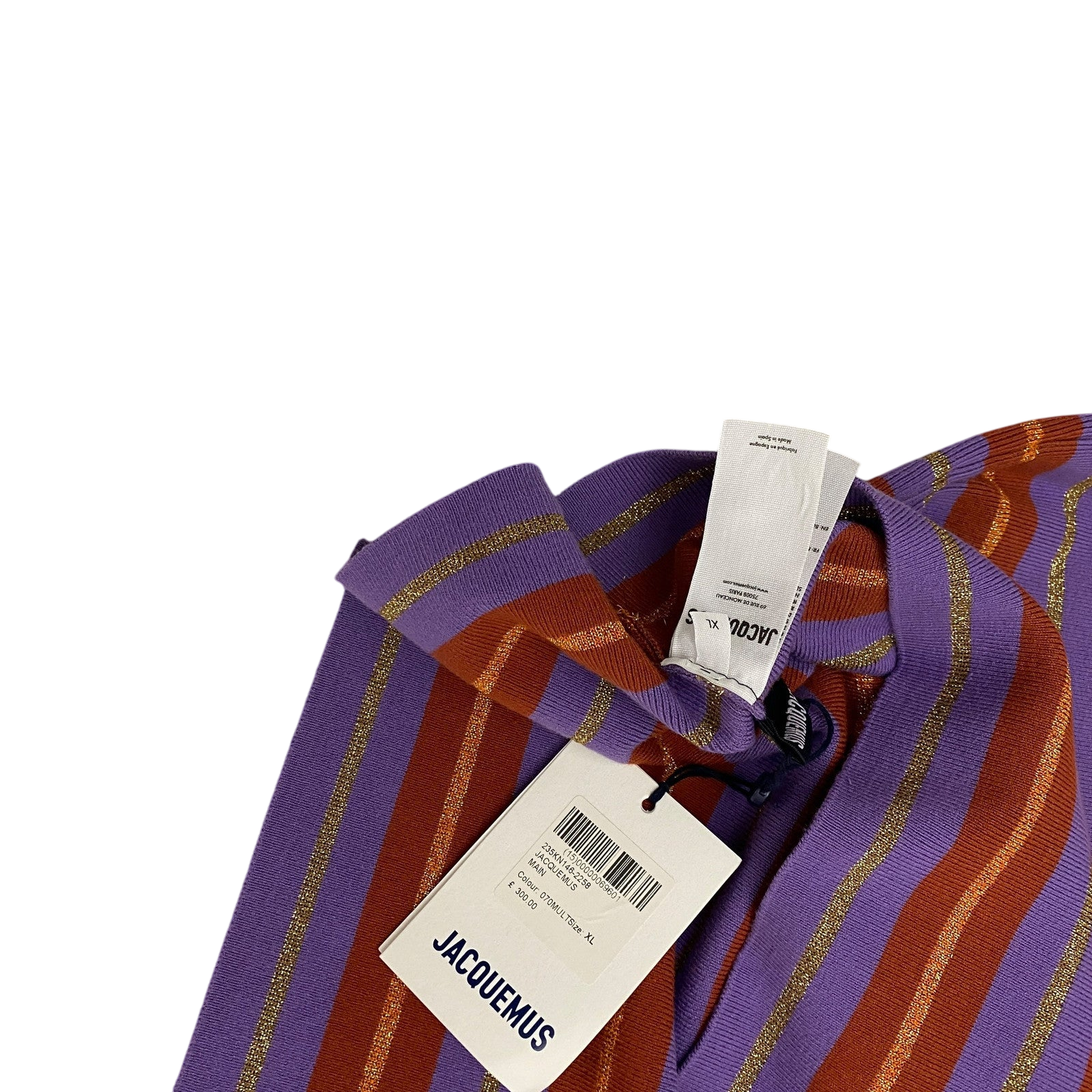 Jacquemus Multicolor Le Raphia 'La Mailla Sao' T-Shirt (Size XL)