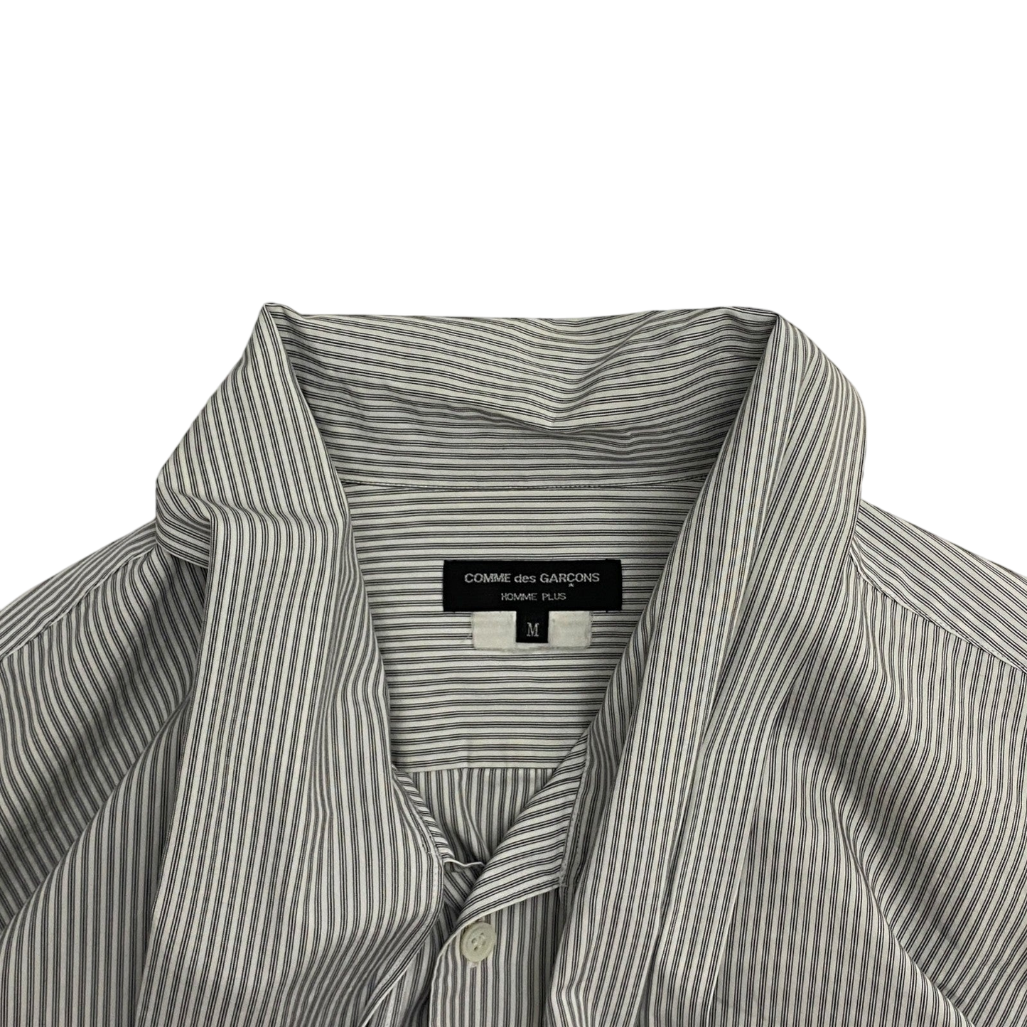 Comme des Garçons (CDG) Homme Plus AW12 Neck Tie Striped Button-Up Shirt