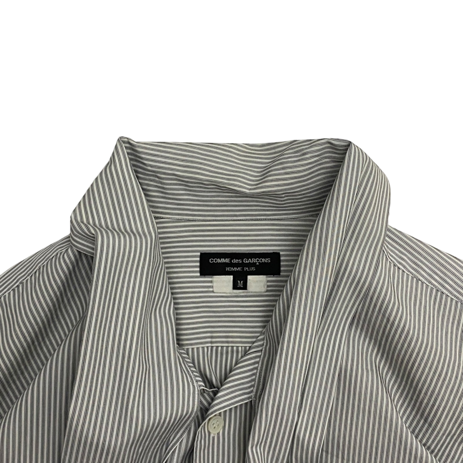 Comme des Garçons (CDG) Homme Plus AW12 Neck Tie Striped Button-Up Shirt