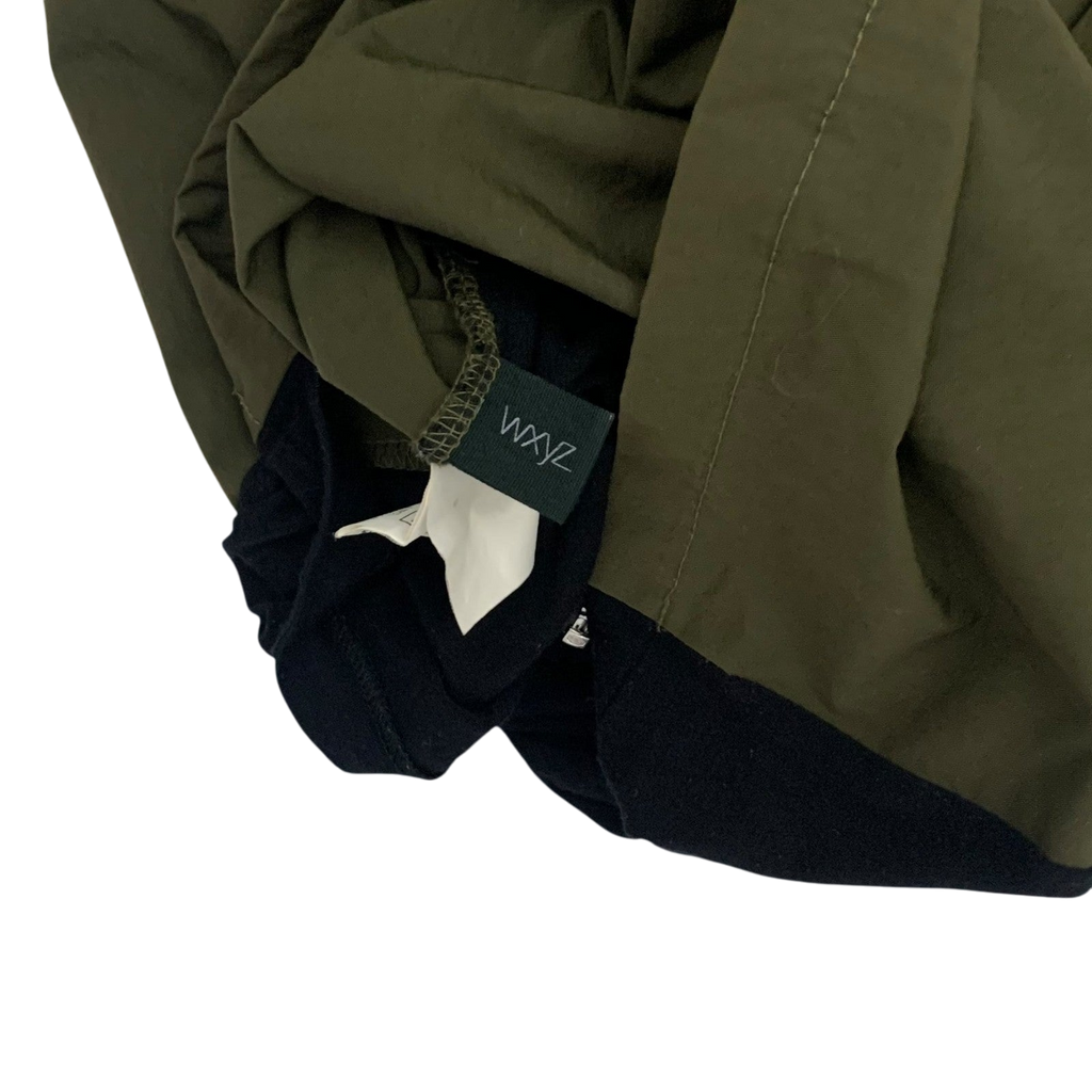 Yohji Yamamoto WXYZ Workshop Panelled Long Sleeve Khaki/Black (Fits M Womens)