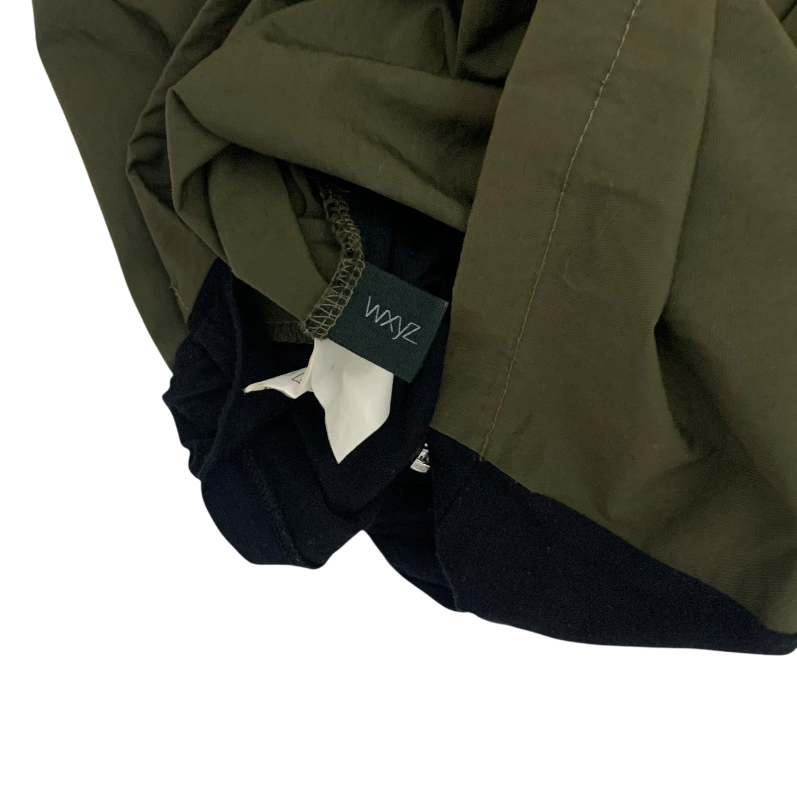 Yohji Yamamoto WXYZ Workshop Panelled Long Sleeve Khaki/Black (Fits M Womens)