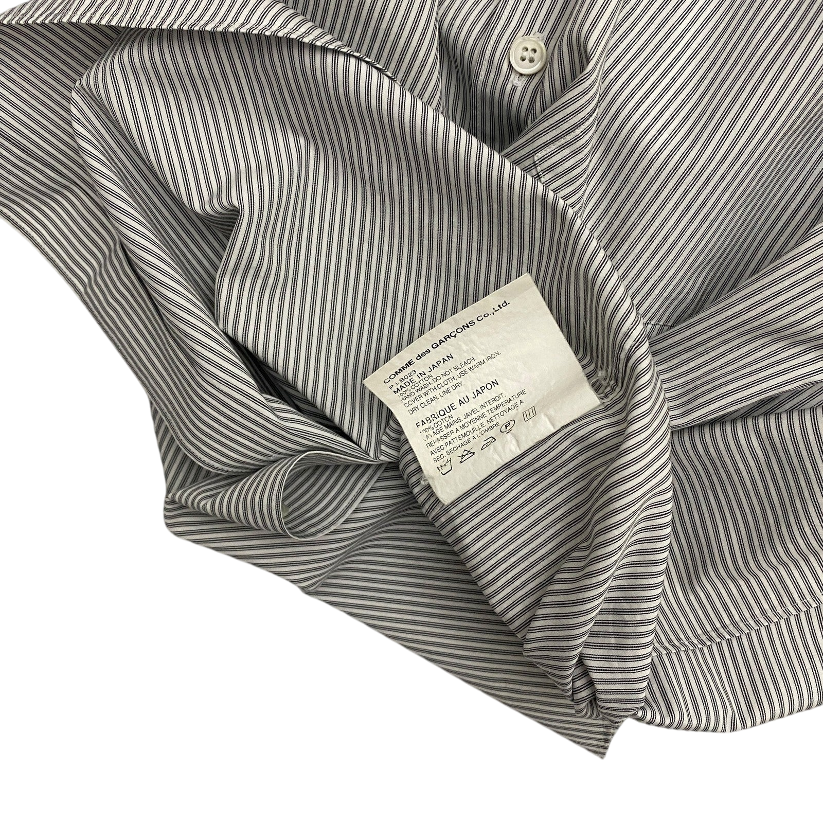 Comme des Garçons (CDG) Homme Plus AW12 Neck Tie Striped Button-Up Shirt