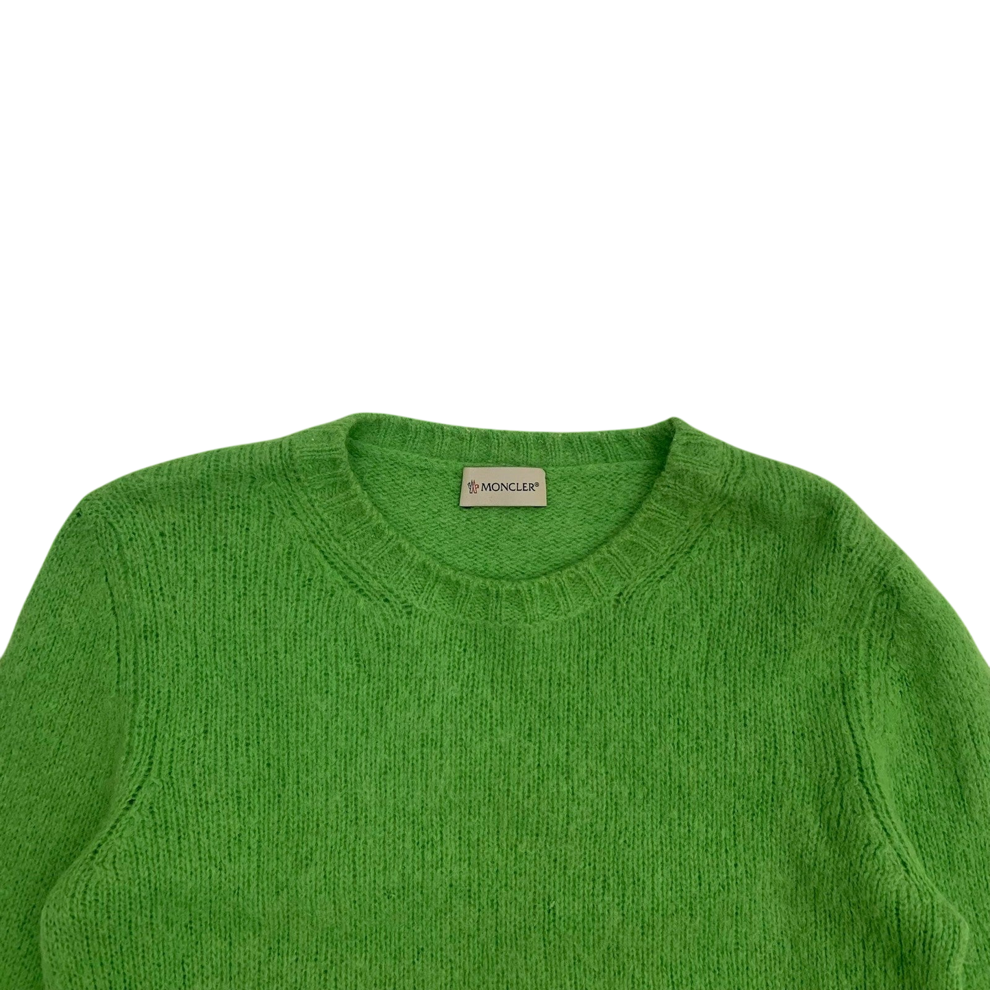 Moncler Wool Sweatshirt Neon Green (Size S Womens)