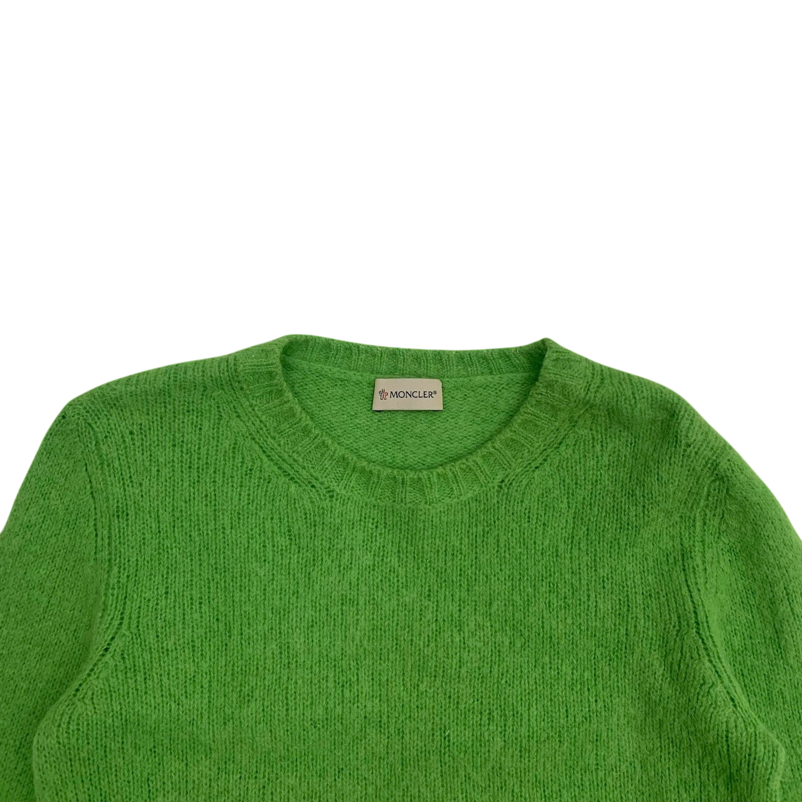 Moncler Wool Sweatshirt Neon Green (Size S Womens)