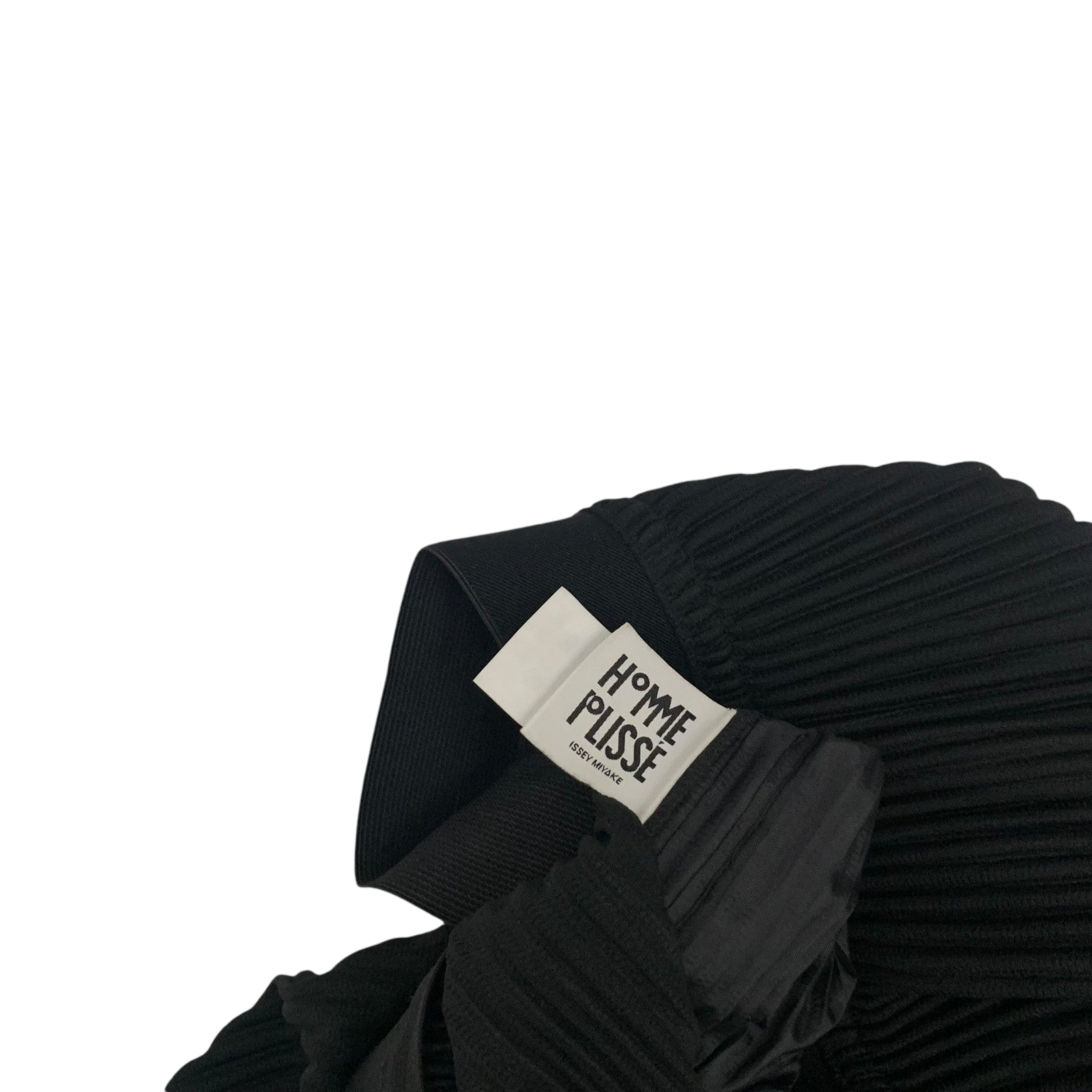 Issey Miyake HOMME PLISSÉ JF110 Wide Leg Pleated Pants Black (Fits 32-34")