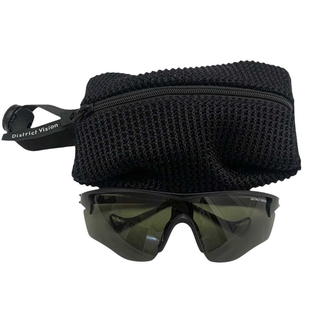District Vision Junya Racer Sunglasses Black / D+ Onyx Lens