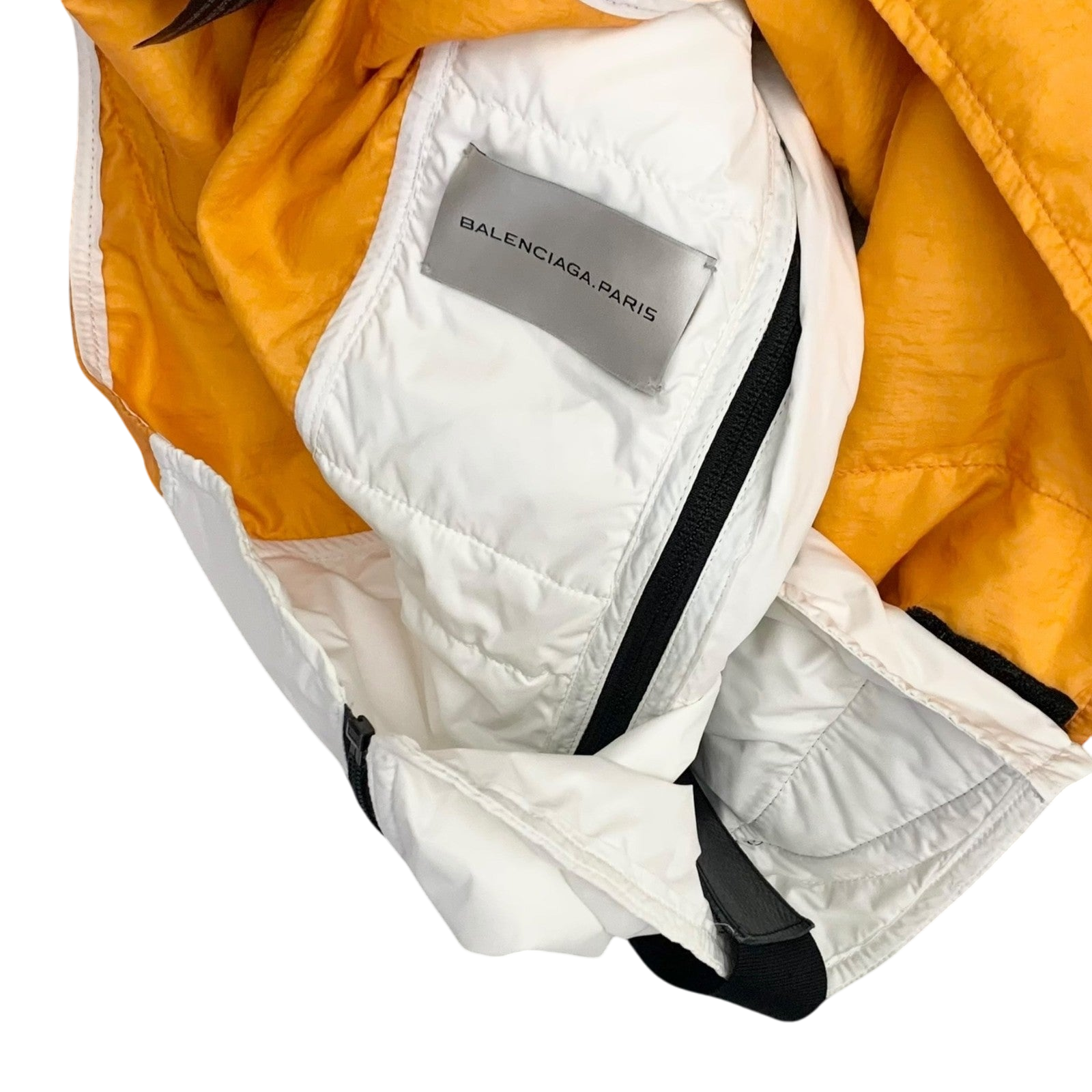 Balenciaga Vintage Multi Pocket Vest White/Orange (Fits L)