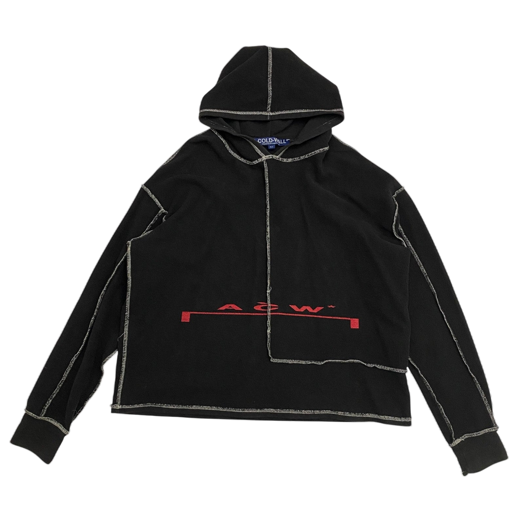 A-COLD-WALL Reverse Stitch Hoodie Black (Size XL)