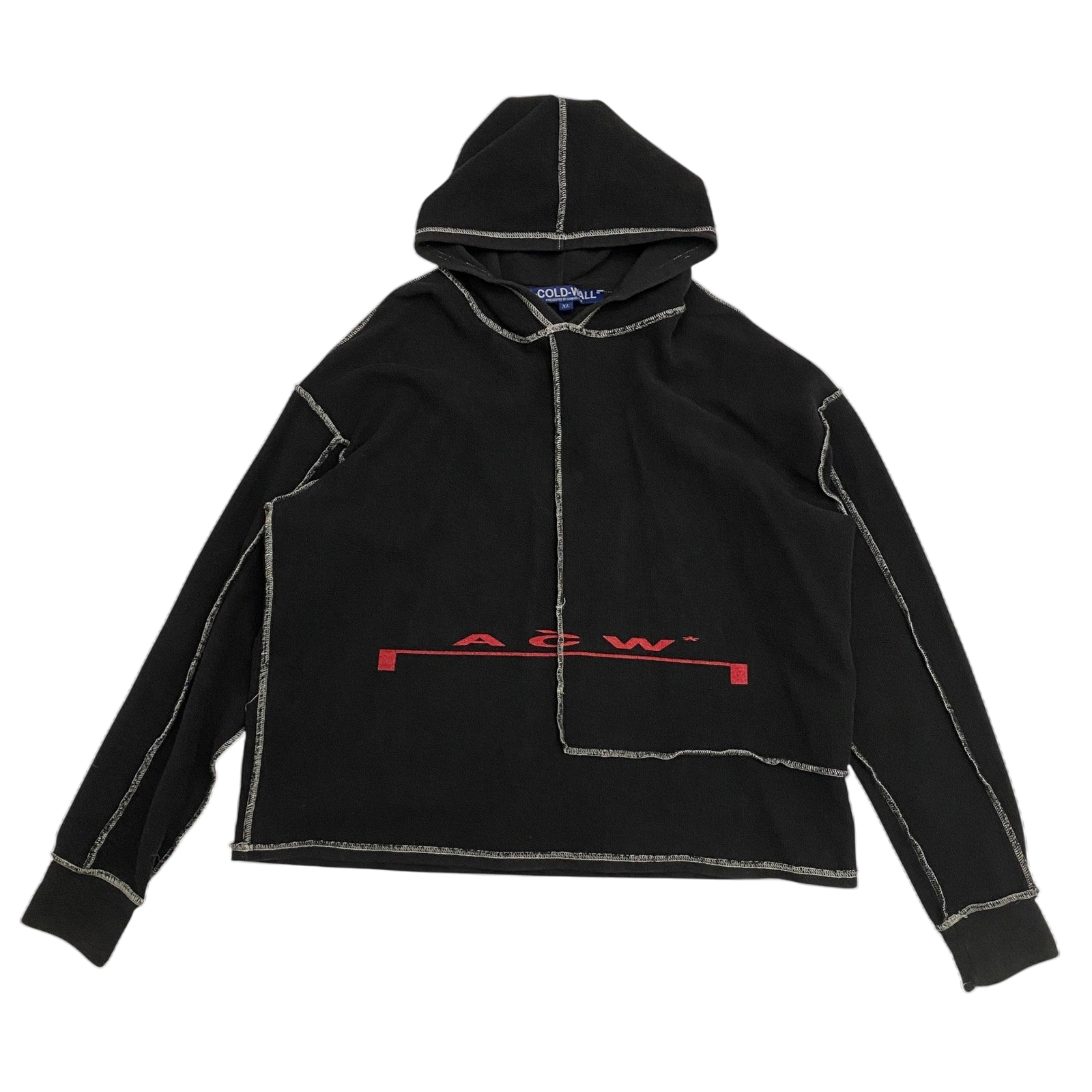 A-COLD-WALL Reverse Stitch Hoodie Black (Size XL)