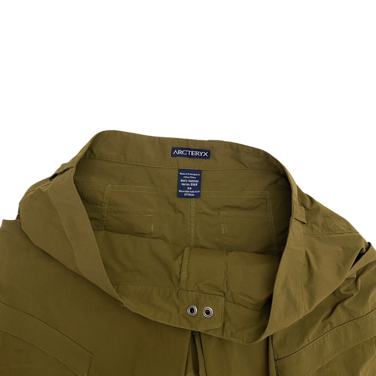 Arc’teryx 2000s Cargo Shorts Brown-Green (Size 34”)