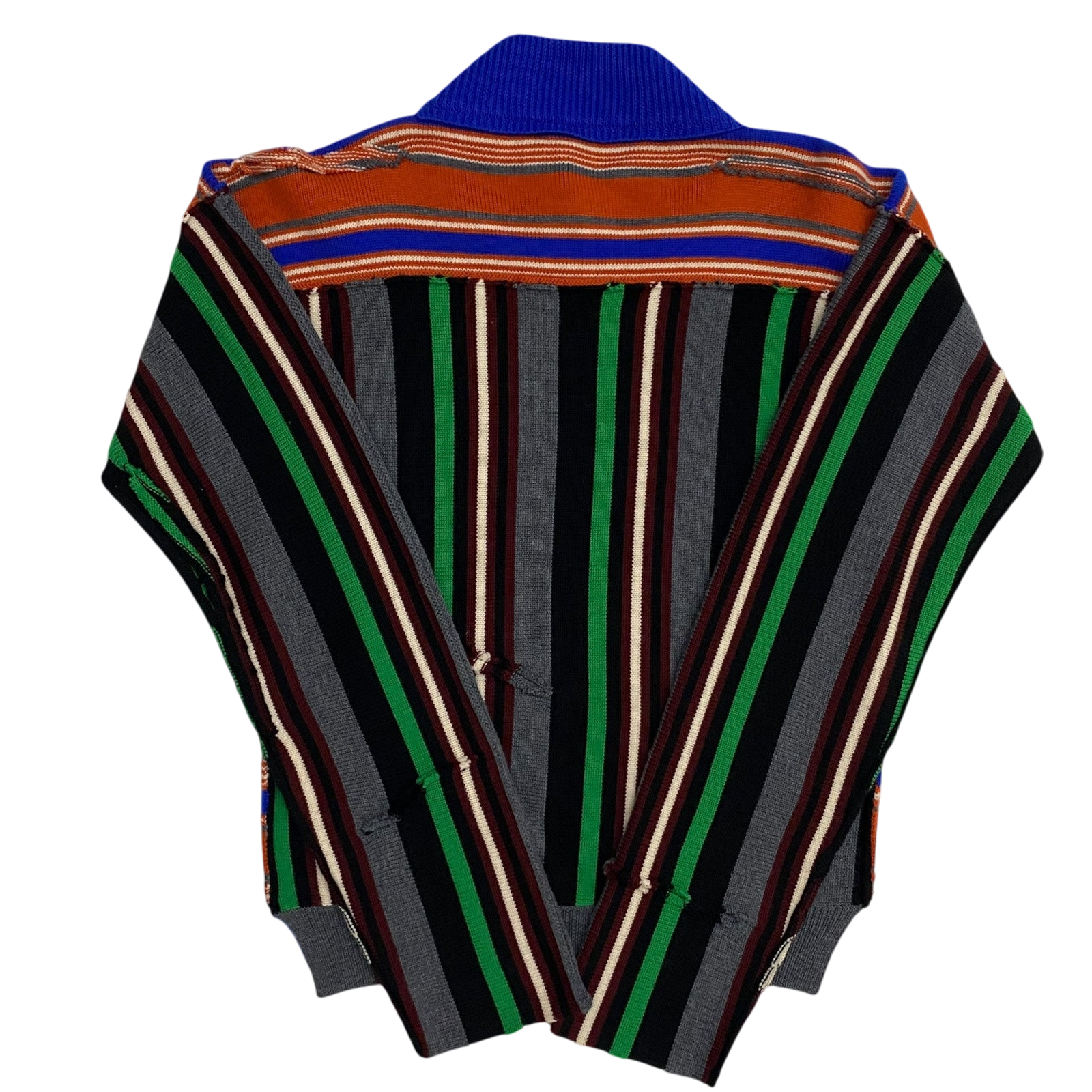 J.W. Anderson Deconstructed Logo Patch Striped Jumper (Size M)