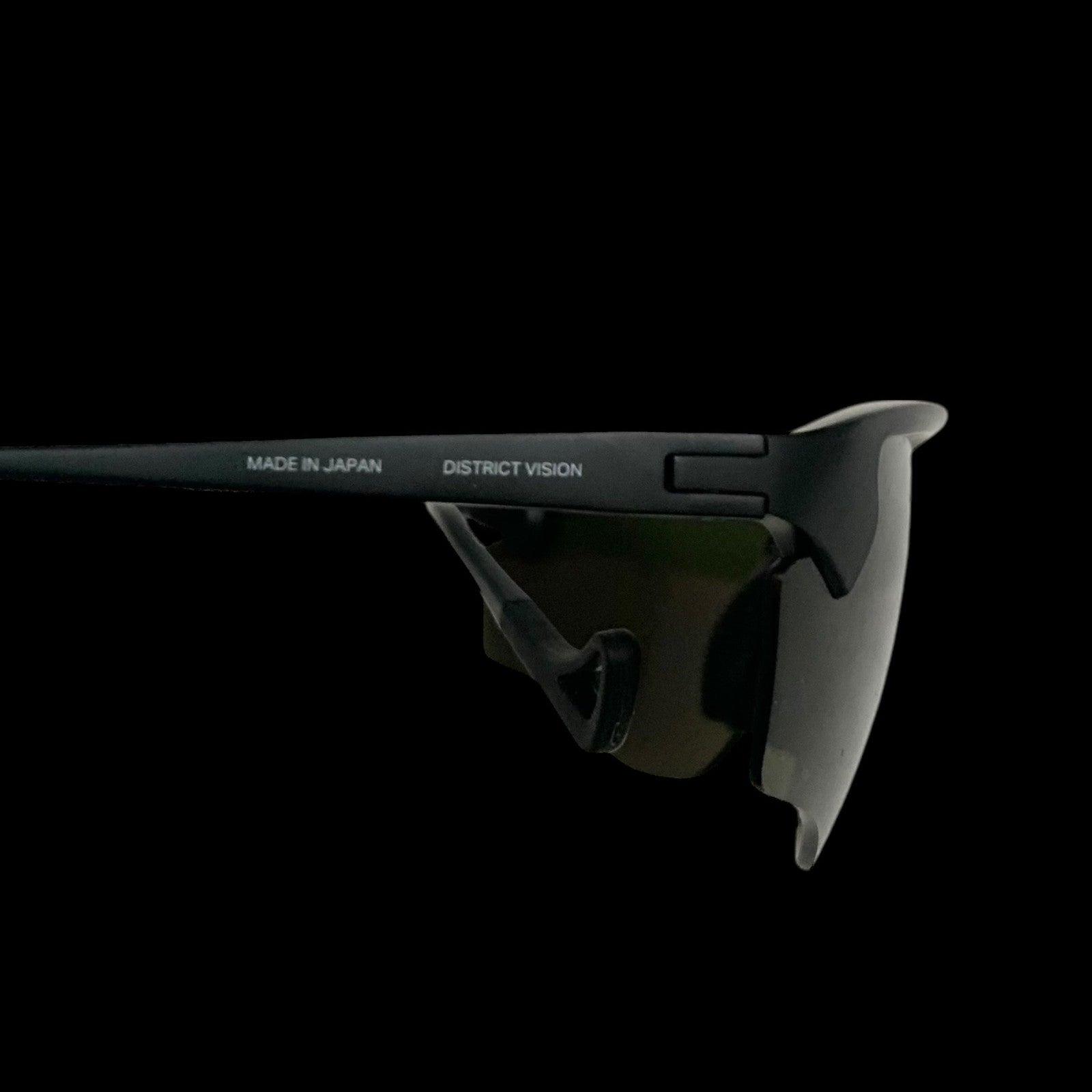 District Vision Junya Racer Sunglasses Black / D+ Onyx Lens