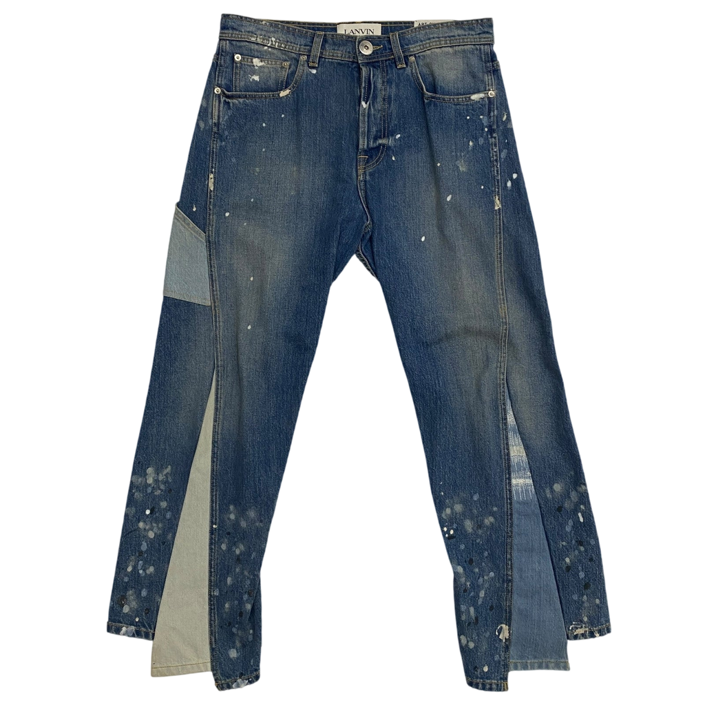 Lanvin x Gallery Dept. SS21 Flared Paint Splatter Jeans (Size 34”)