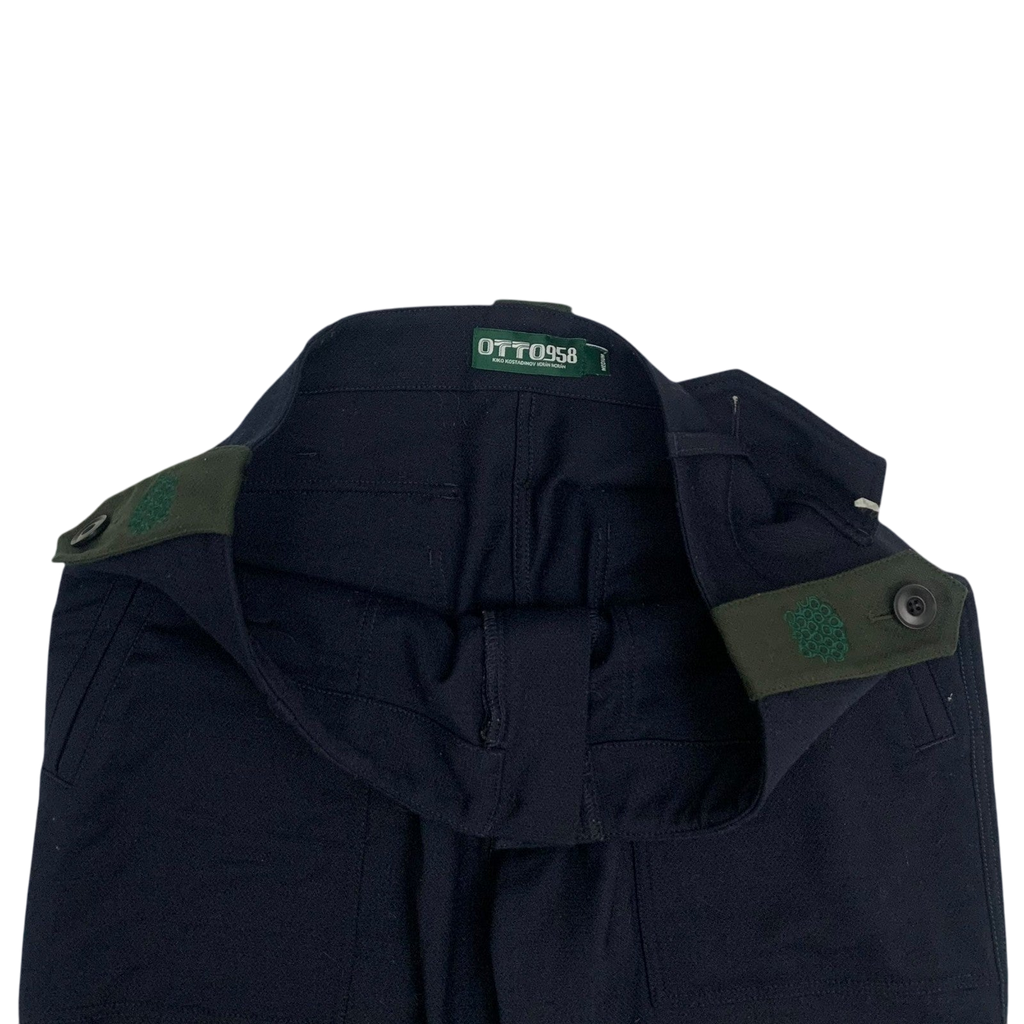 Kiko Kostadinov Otto 958 Booth Wool Trousers Navy (Size M)