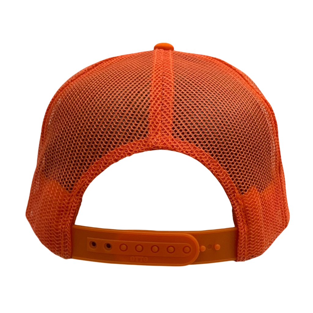 Kapital 'Century Denim Coating Service' Trucker Cap Orange/Brown