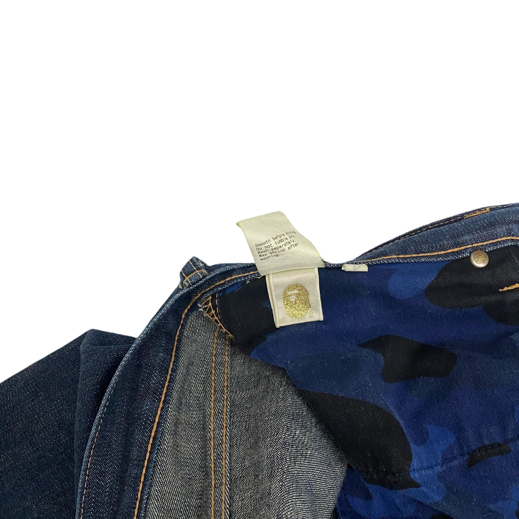 BAPE 2006 Twinsta Denim Shorts (Size L)