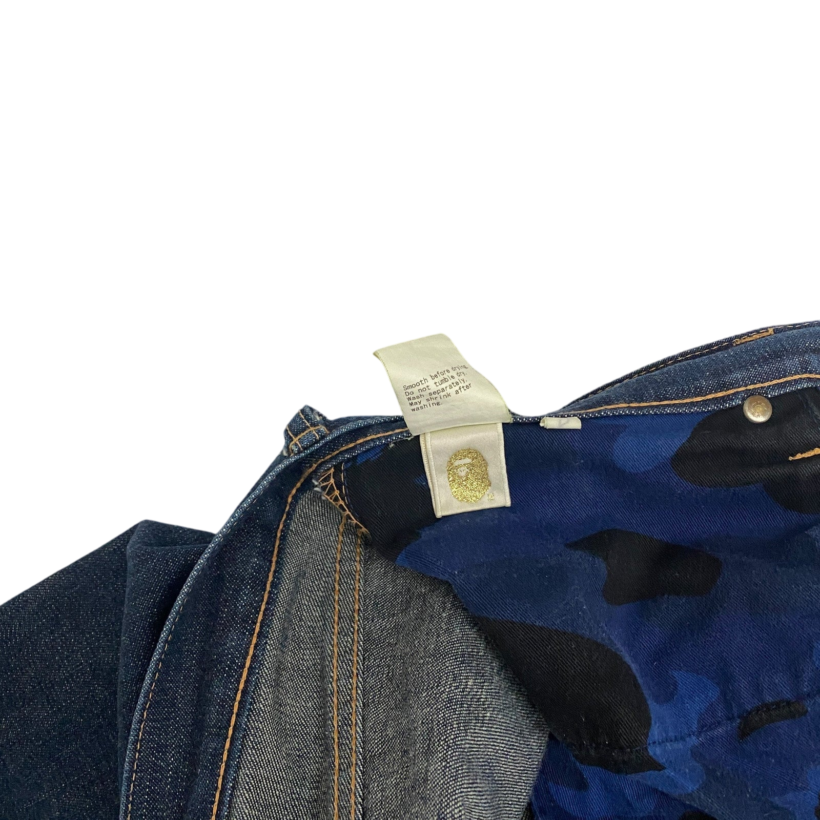 BAPE 2006 Twinsta Denim Shorts (Size L)