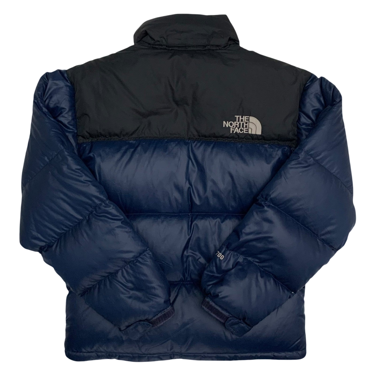 The North Face Nuptse 700 Down Puffer Jacket Navy/Black (Size XS)