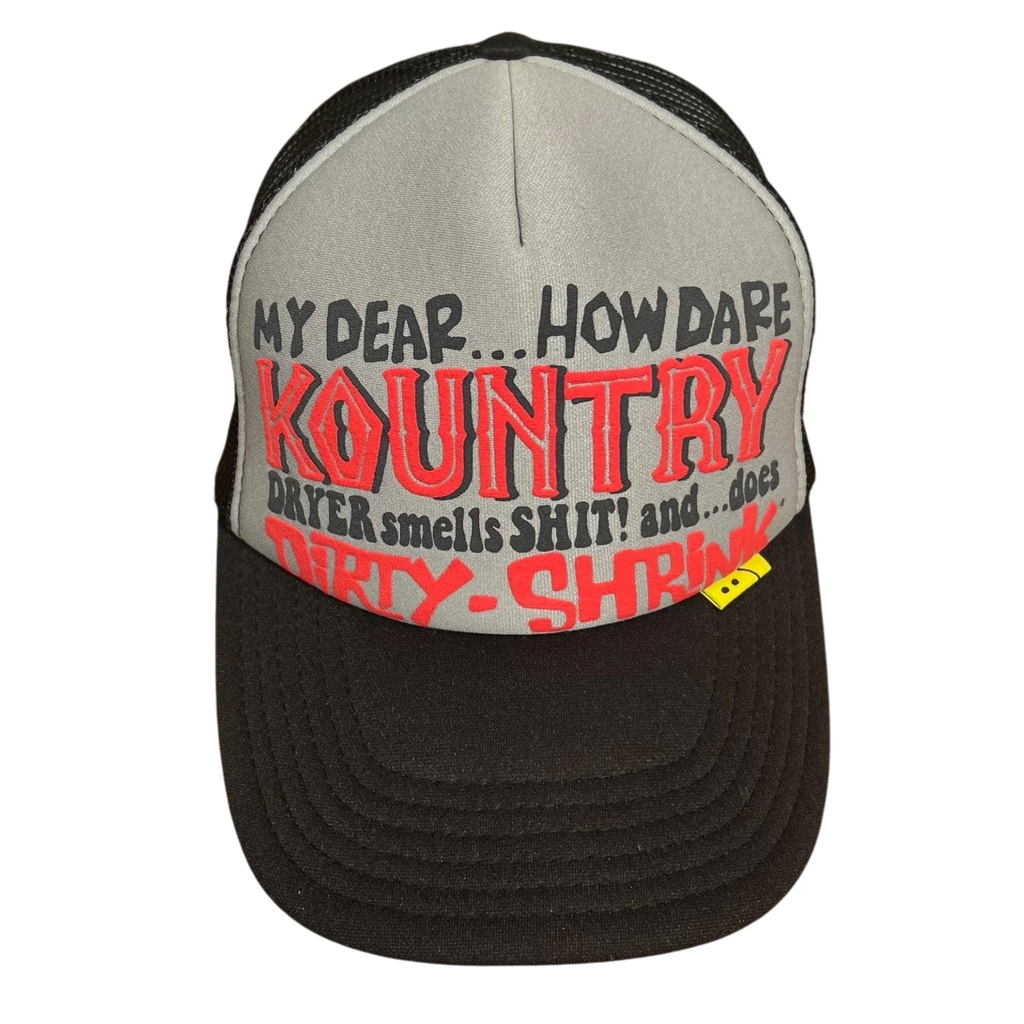 Kapital Laundry Shrink Black / Grey Trucker Hat