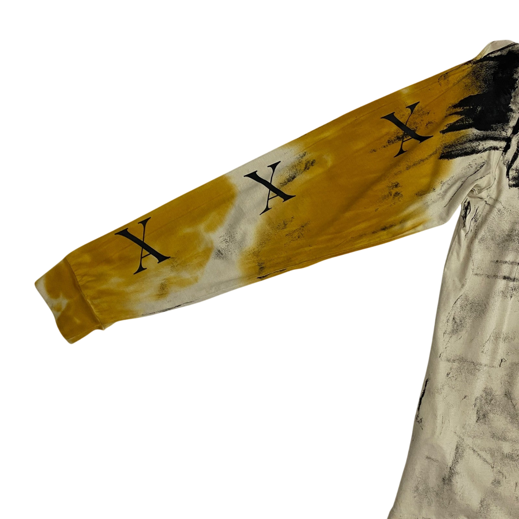 1017 Alyx 9SM Address Abstract Print Long-Sleeve T-Shirt Yellow (Size L)