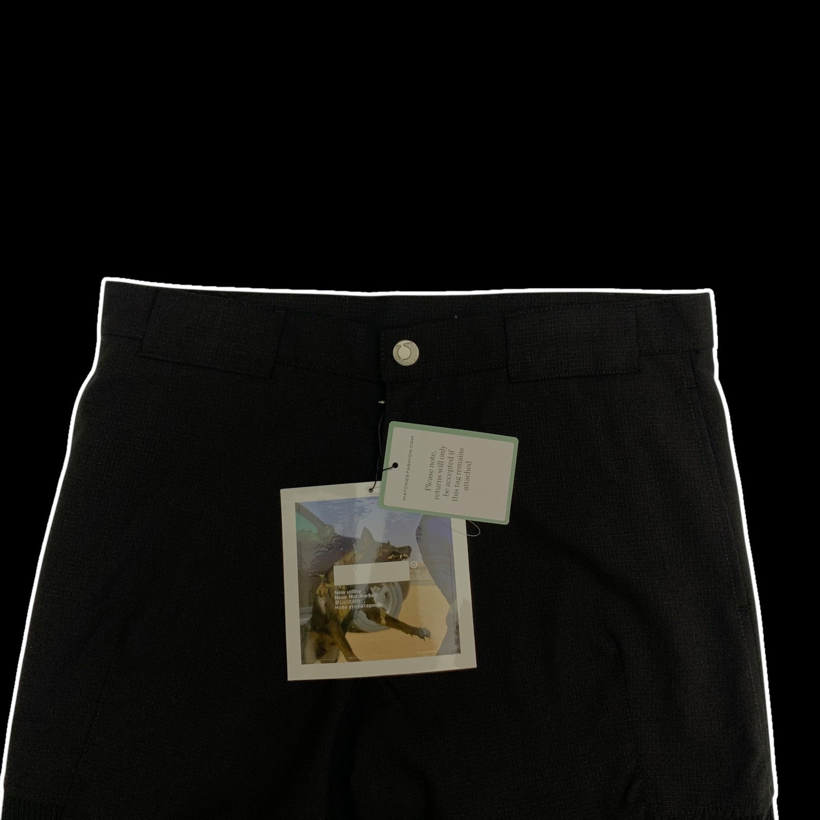 AFFXWRKS SS22 by Kiko Kostadinov Onsite Technical Pants ‘Deep Black’ (W34)