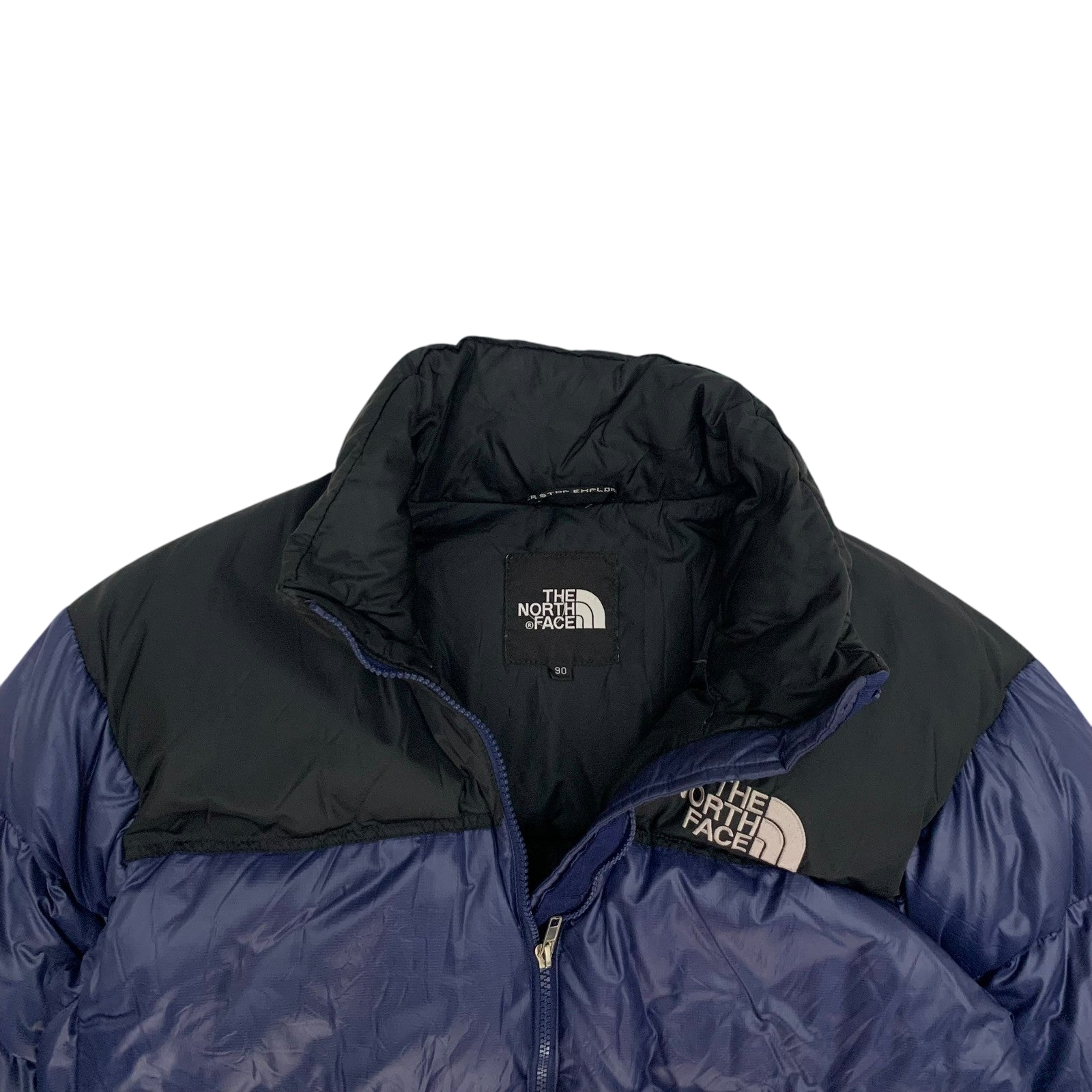 The North Face Nuptse 700 Down Puffer Jacket Navy/Black (Size S)