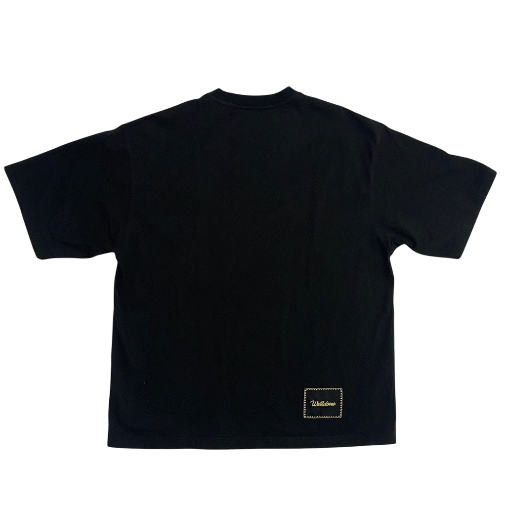 We11done Heavyweight T-Shirt Black (Fits L-XL)