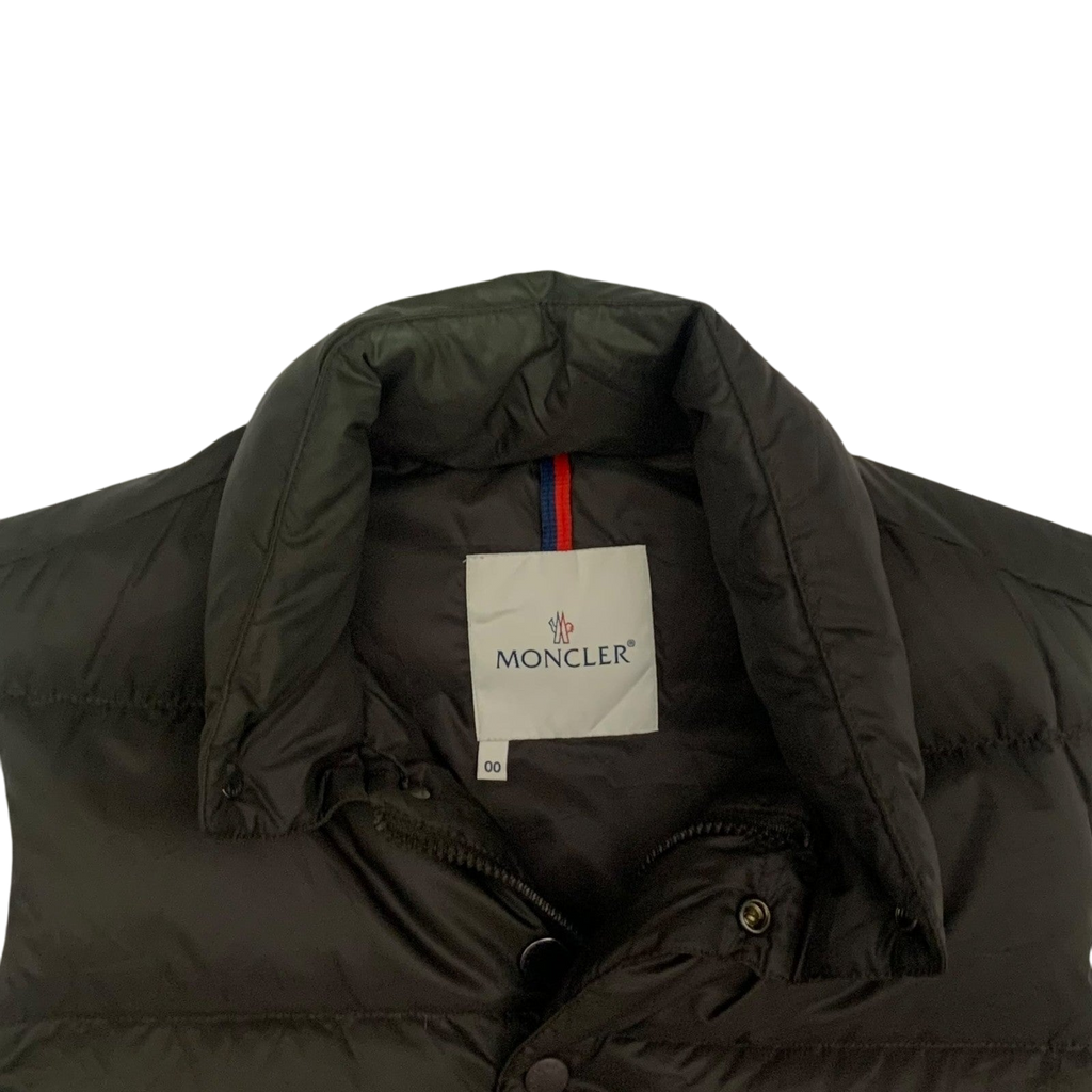 Moncler Vintage Gide Gilet Down Vest Brown (Fits S-M Womens)