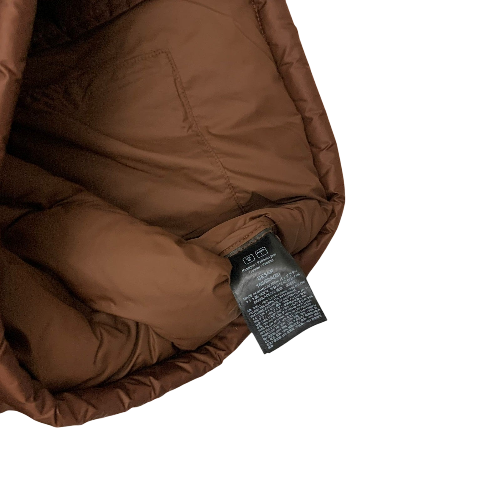 The North Face 1996 Retro Nuptse 700 Down Puffer Jacket Brown (Size M)