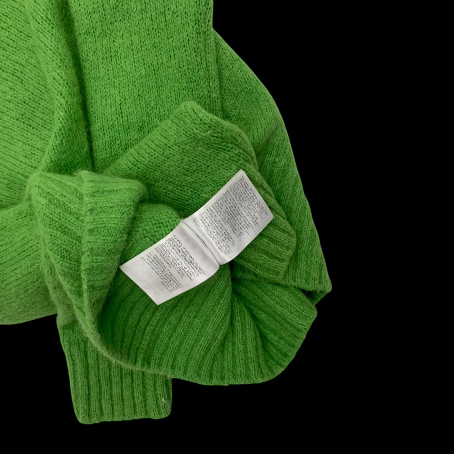 Moncler Wool Sweatshirt Neon Green (Size S Womens)