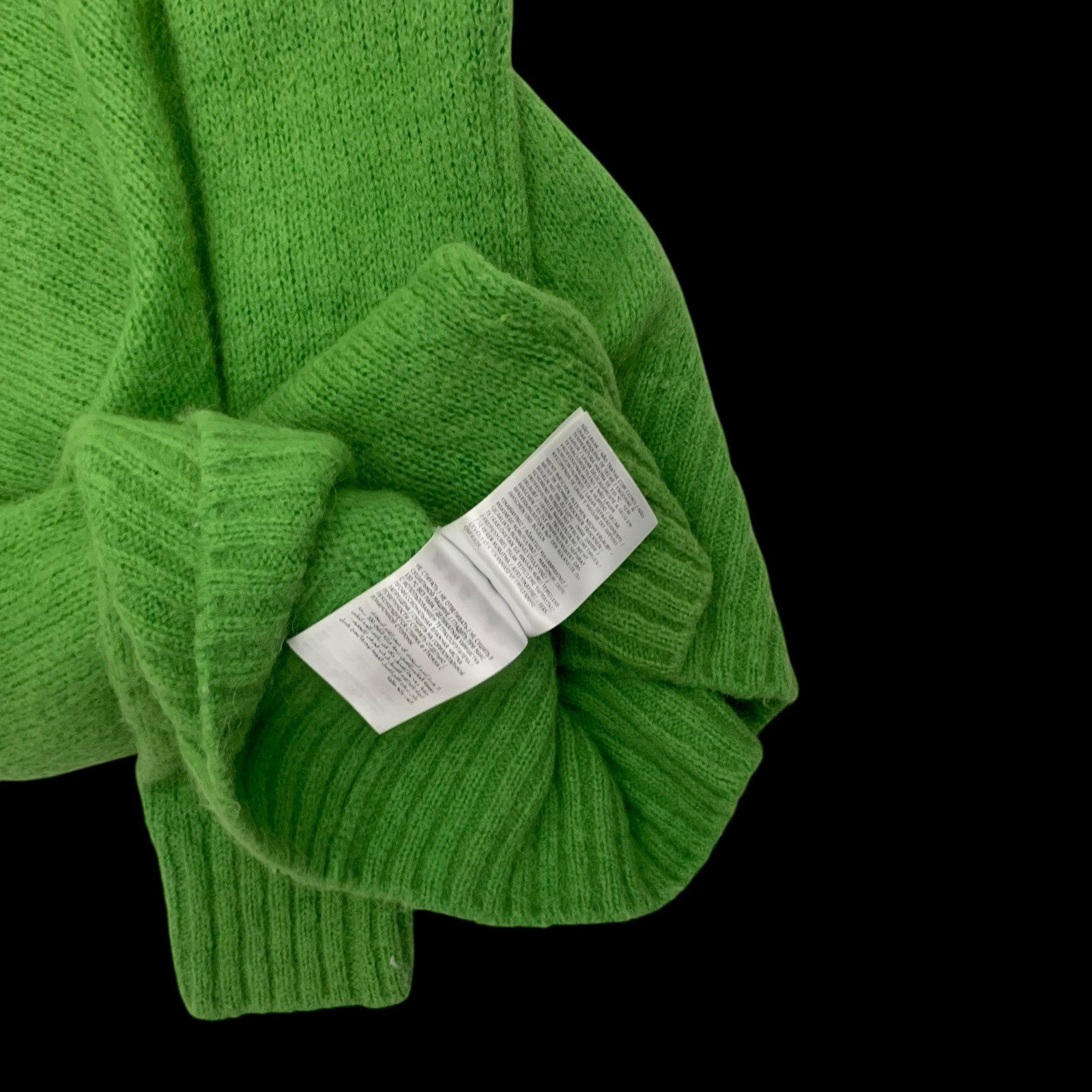 Moncler Wool Sweatshirt Neon Green (Size S Womens)