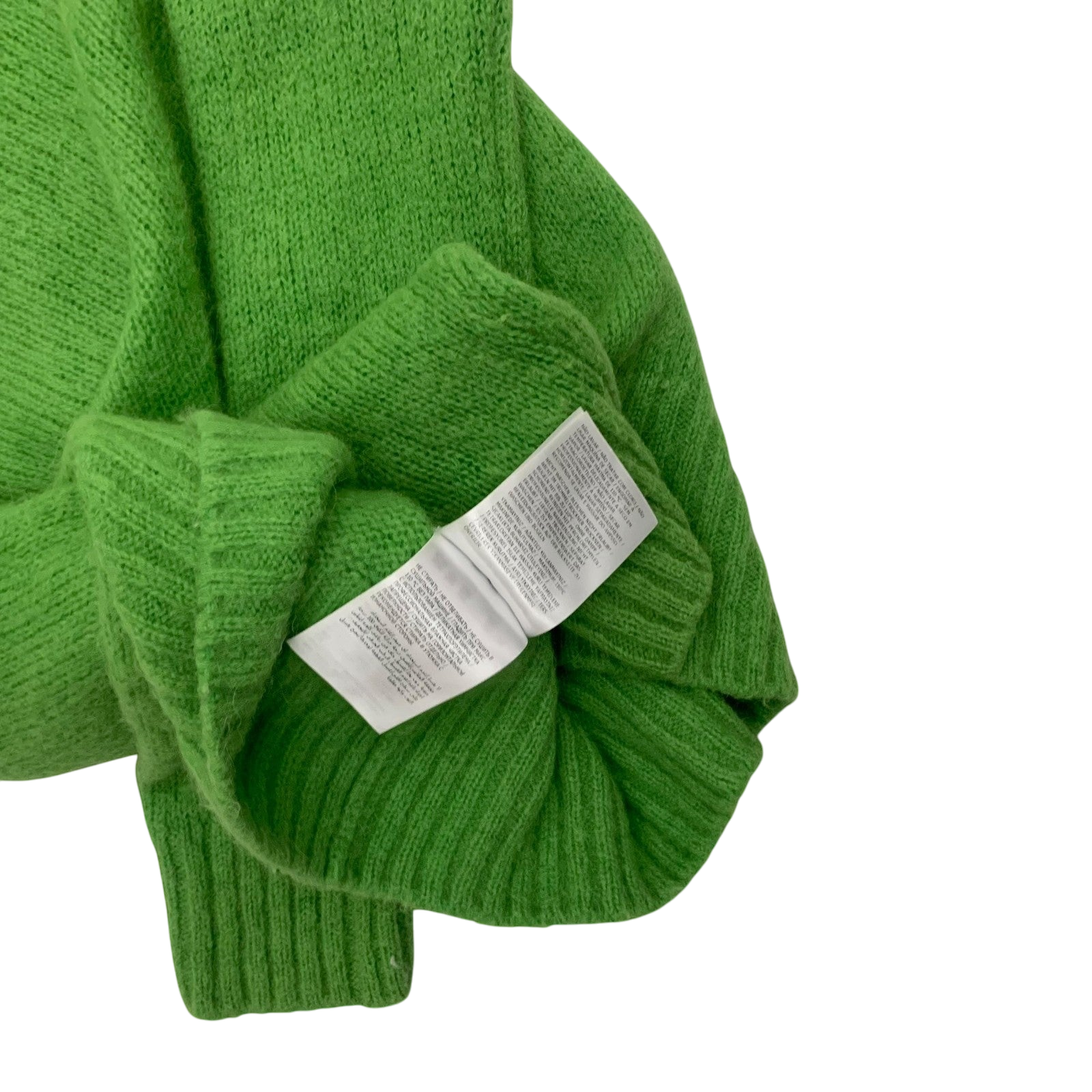 Moncler Wool Sweatshirt Neon Green (Size S Womens)