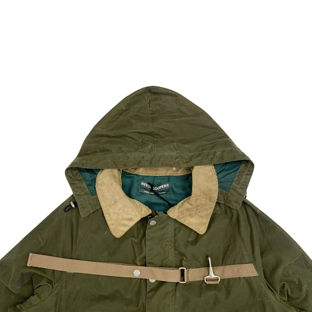 Reese Cooper FW21 Cropped Wax Jacket Green (Fits L-XL)