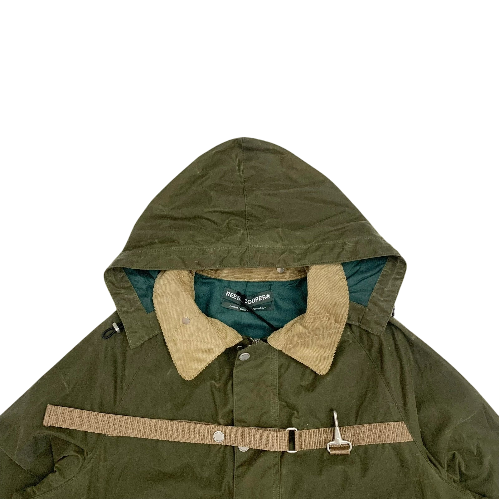 Reese Cooper FW21 Cropped Wax Jacket Green (Fits L-XL)