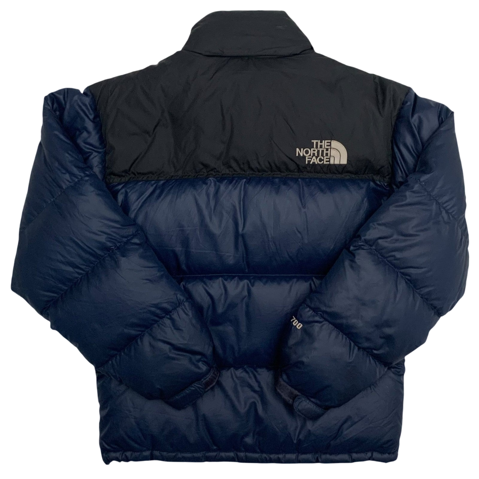 The North Face Nuptse 700 Down Puffer Jacket Navy/Black (Size XS)
