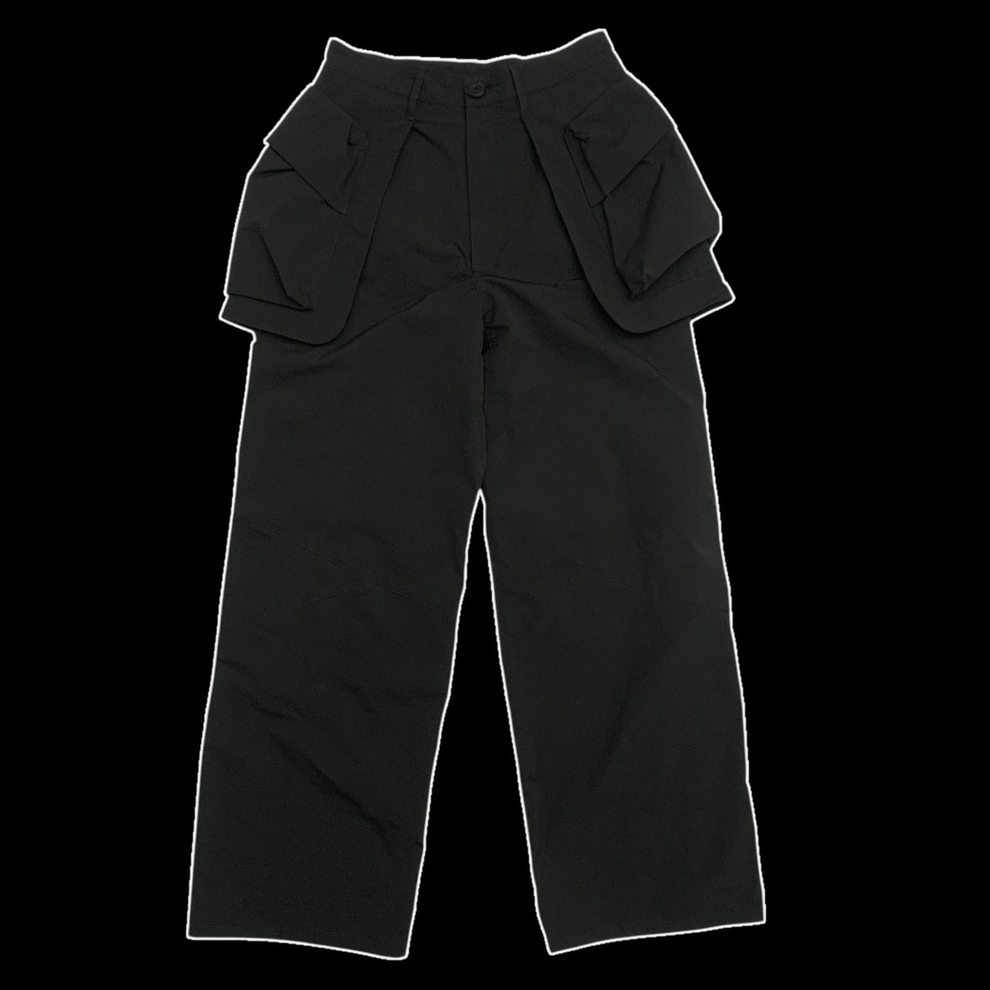 Archival Reinvent Zipper Teflon Pants Black (W28)