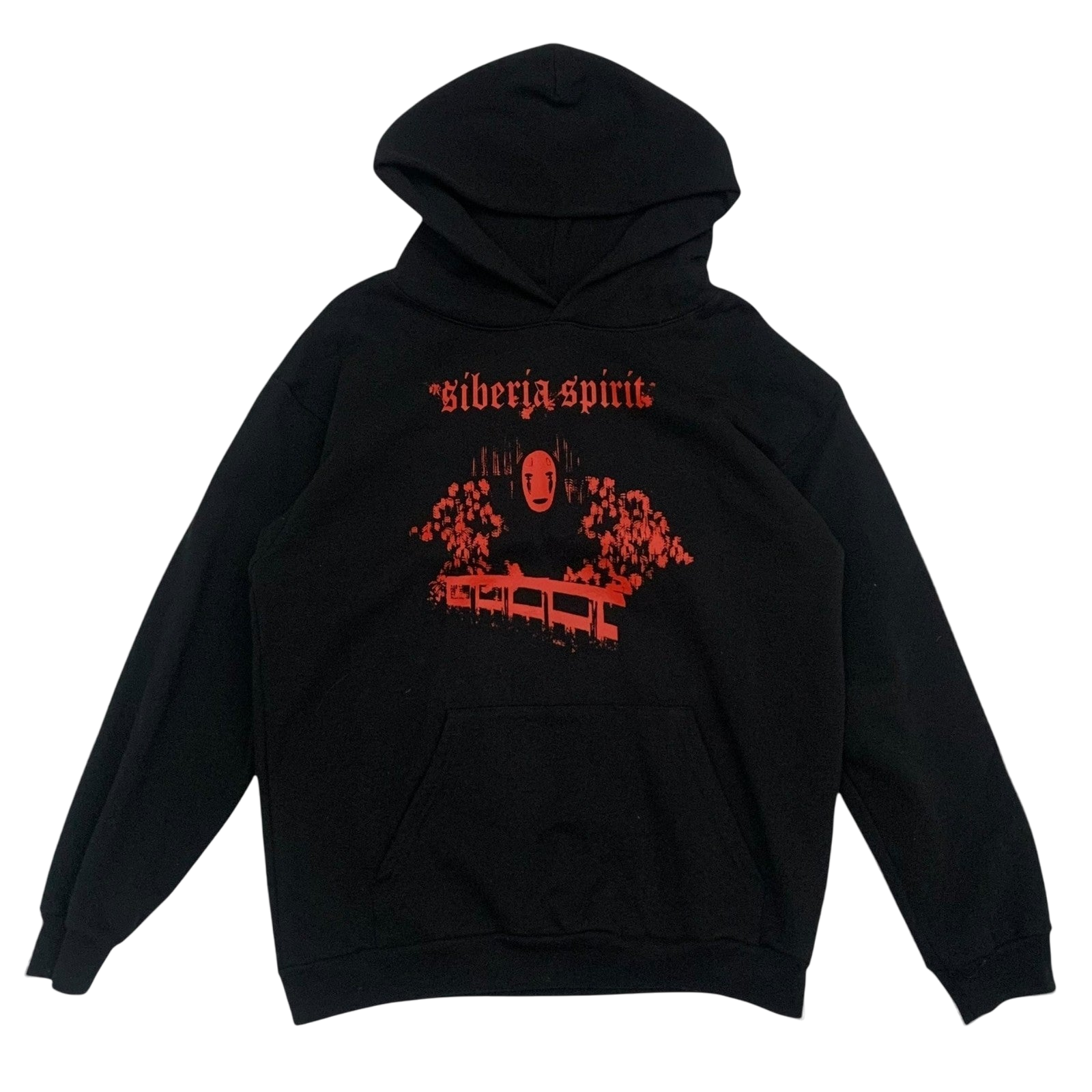 Siberia Hills Spirited Away No Face Hoodie Black (Size L)
