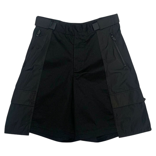 A-Cold-Wall Black Strata Cargo Shorts Black (Size M)
