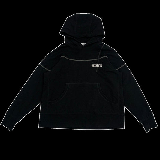 Kiko Kostadinov ‘Midnight Stripes’ Heavy Hoodie Black (Fits L-XXL)
