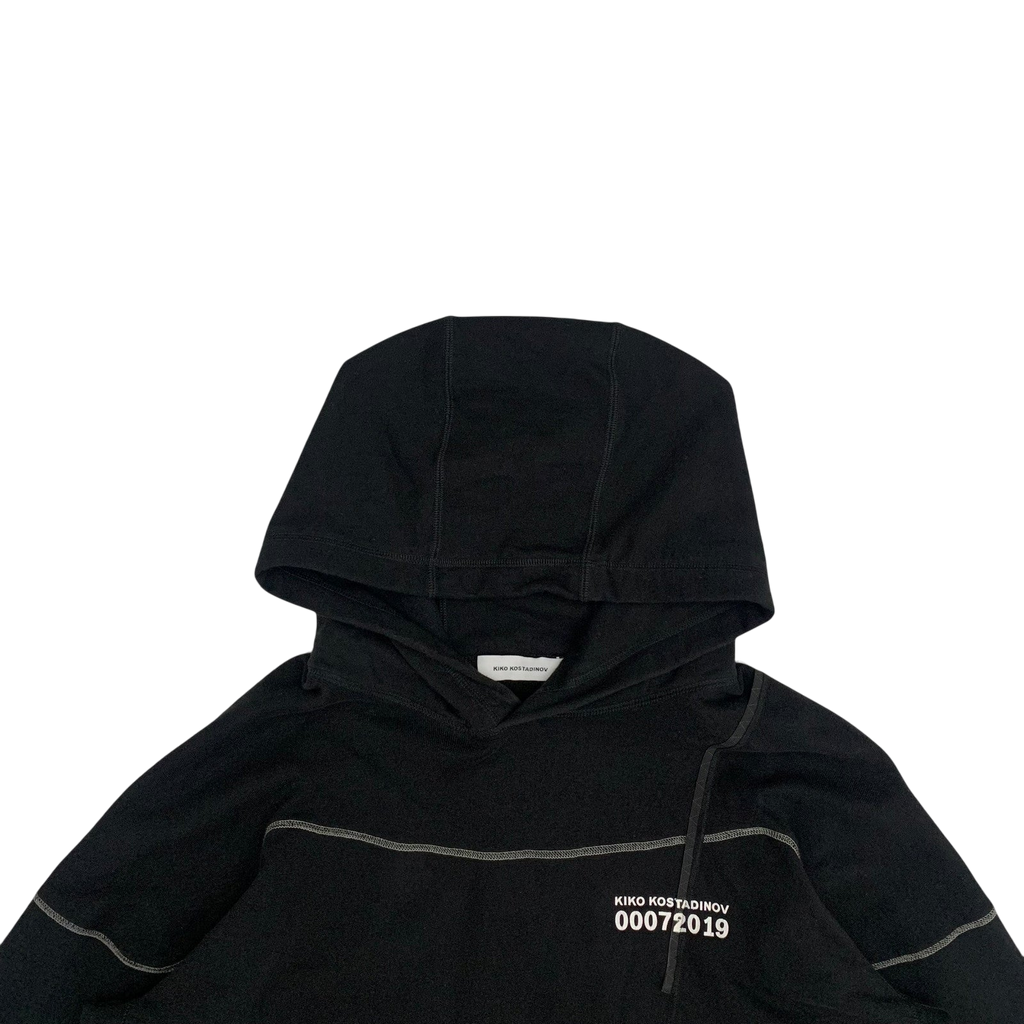Kiko Kostadinov ‘Midnight Stripes’ Heavy Hoodie Black (Fits L-XXL)